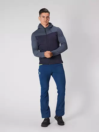 ORTOVOX | Pantalón softshell de esquí de travesía Col Becchei para hombre | petrol